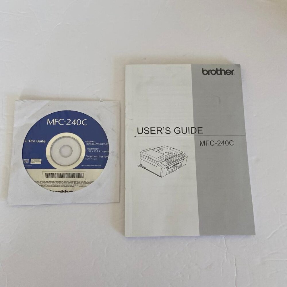 Brother MFC-240C MFL Pro Suite Win 98/98SE/Me/2000/XP -W/ Manual & CD